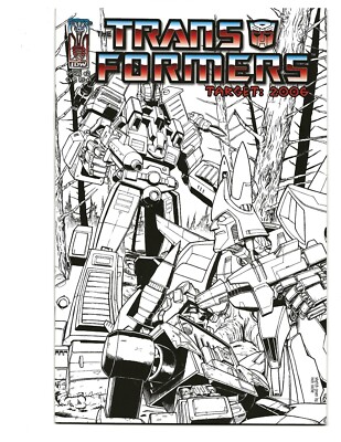 Transformers Target:2006 #2 (2007)  SKETCH VARIANT!!  GORGEOUS COPY!!!