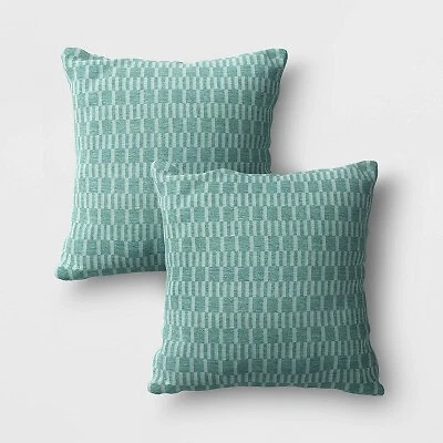 Mint green outdoor pillows sale