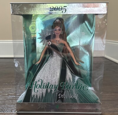 2005 Holiday Emerald Barbie Doll by Bob Mackie Mattel H8583 | eBay