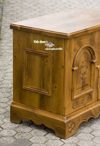 Voglauer Armadietto Comò Braun Anno 1600 Cassettiera Antico Vintage Rustico - Foto 2 di 4