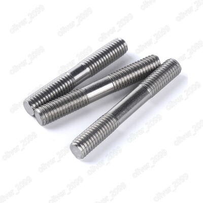 M3 M4 M5 M6 M8 304 Stainless Steel Double End Studs Rods Clamping Type