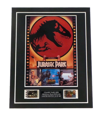 JURASSIC PARK MEMORABILIA ORIGINAL FILM CELLS DINOSAUR GIFT FRAMED OR MOUNTED - Picture 2 of 4