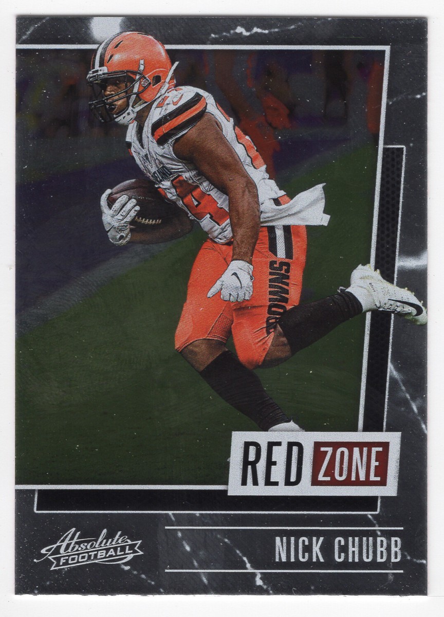 Nick Chubb 2020 Absolute Red Zone Card; Cleveland browns | eBay