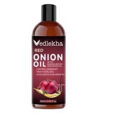 Vedlekha Natural  Organic Red Onion Oil For Hair Growth 60ml