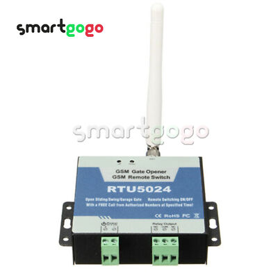 Deuraandrijvingskit RTU5024 GSM Gate Opener Relais Schakelaar Draadloze Afstandsbediening Deurtoegang Lange antenne Gratis bellen 850/900/1800/1900 MHZ deuropener Elektrische automatische aandrijv