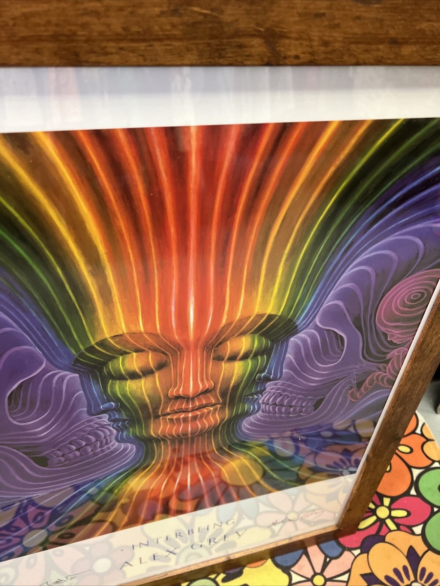 Alex Grey Inter Being Signed Poster Tool | eBay