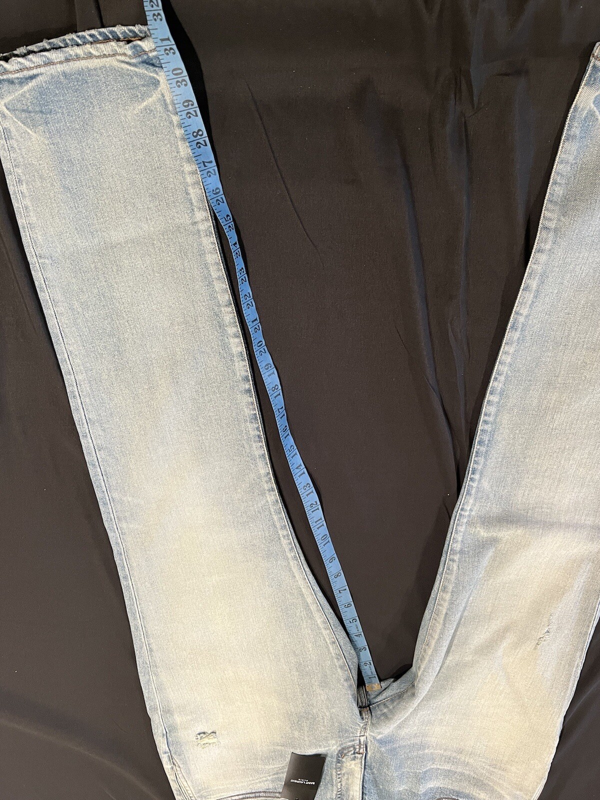 Jeans blu slim da uomo Saint Laurent. 36. $690