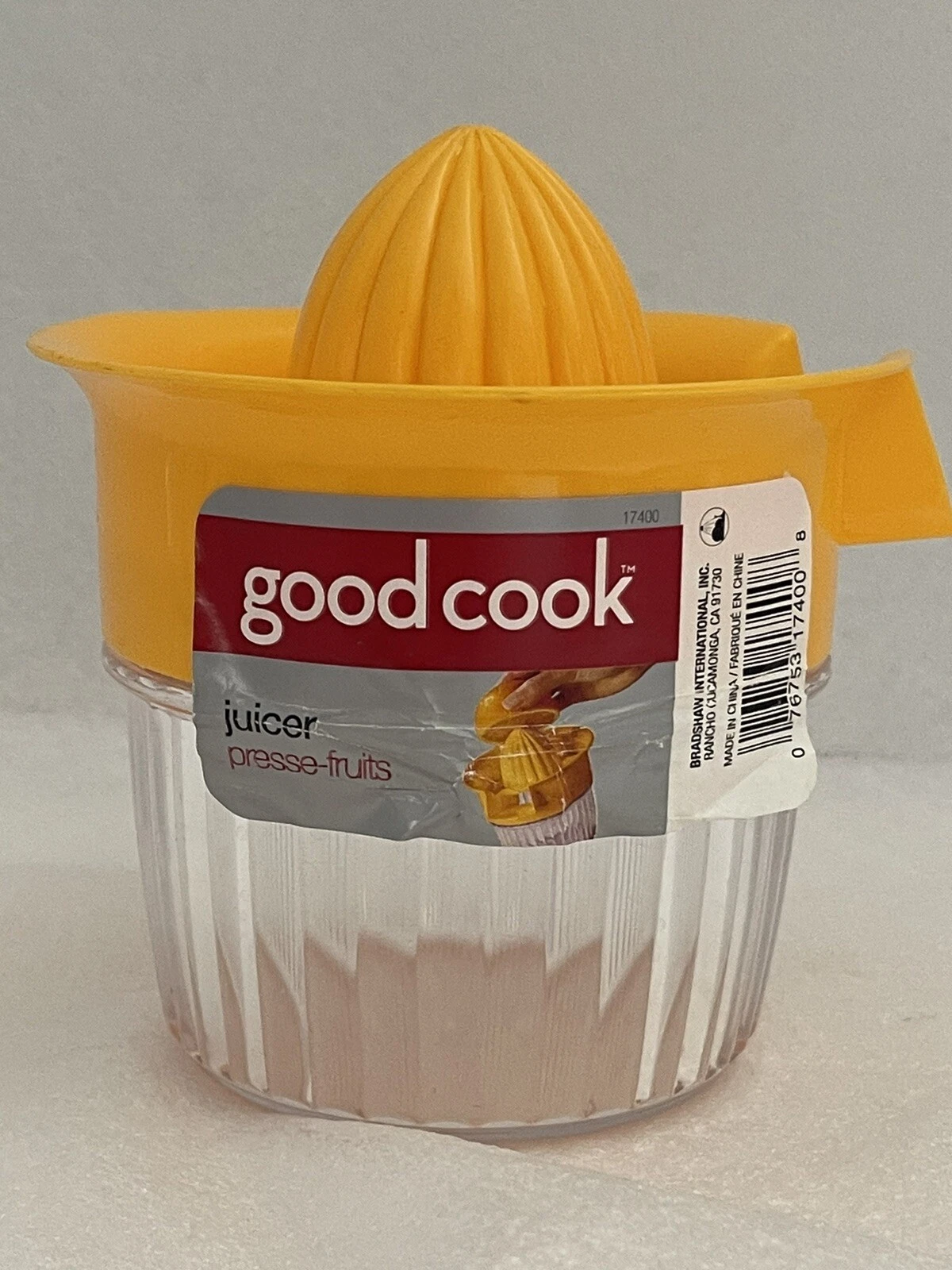 Goodcook Citrus Juicer 13 Oz Glass Jar Seed Filter Pour Spout Lemon Lime Orange