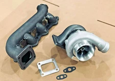 Turbo + T4 Manifold FOR Silverado Sierra Turbocharger Vortec LS 4.8 5.3 6.0 6.2