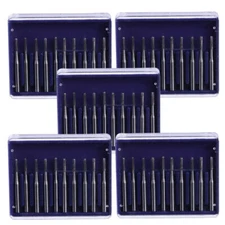 Dental Carbide Steel Burs Dome Fissure Burr High Speed Cross-cut Round End