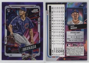2024 Topps Cosmic Chrome Purple Nebula Refractor /150 Shota Imanaga Rookie RC