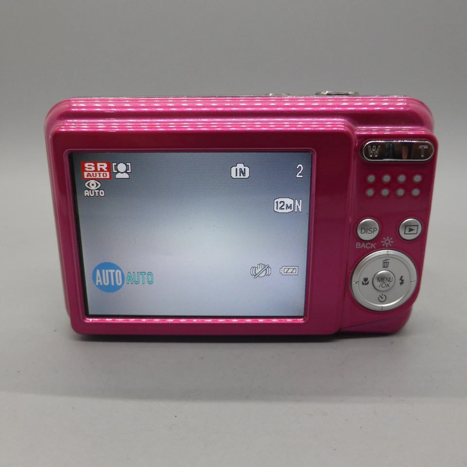 Fujifilm Digital Camera FinePix AX245w 12MP Pink Tested with SD Card, photo 3 of 5