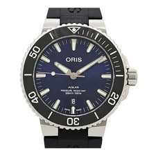 ORIS 01 733 7730 4135 Aquis date Automatic Stainless steel mens 【W】
