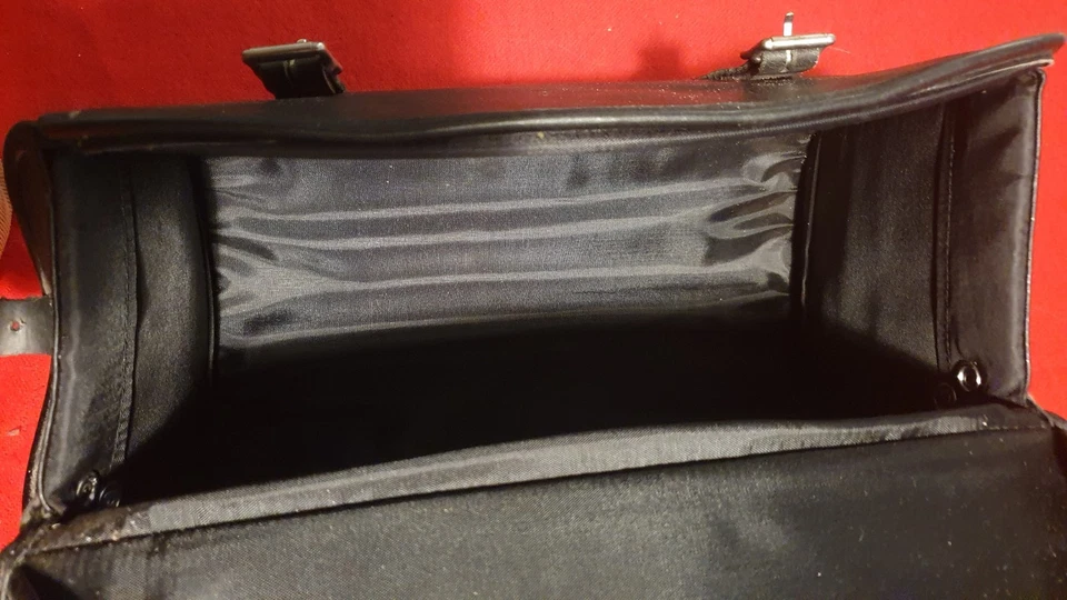 Coole schwarze Brooks - Fahrradtasche, Retro-Style - Bild 4 von 4