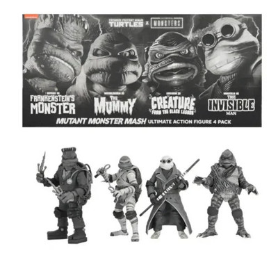 Universal Monsters X Tmnt Teenage Mutant Ninja Schildkröten black & White Box 4