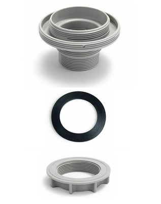 Pool Threaded Filter Connector Kit for Intex Above Ground Pools, Replacement ...
