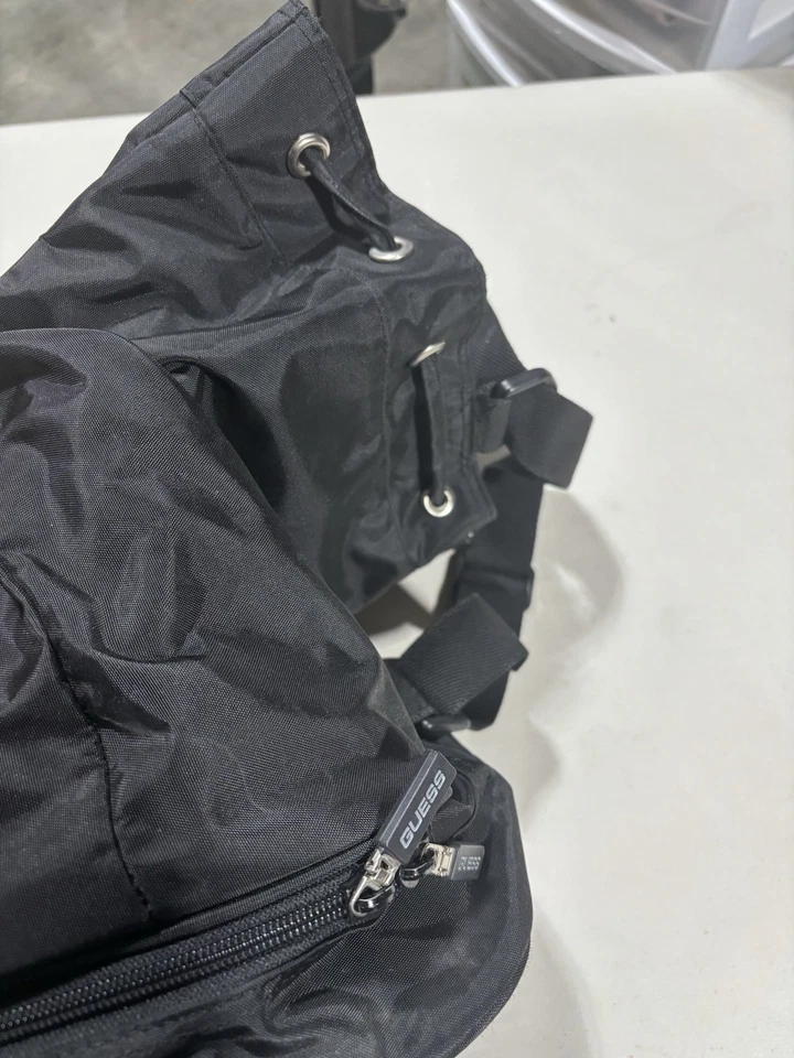 Guess Canvas Drawstring Bag - Image 4 of 4