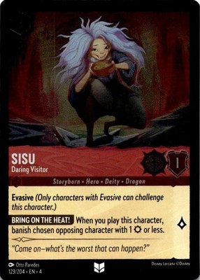 Sisu - Daring Visitor NM Foil Uncommon Ursula's Return Lorcana