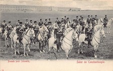 Turkey - ISTANBUL - The cavalry ready for the Selamlik parade - Publ. unknown