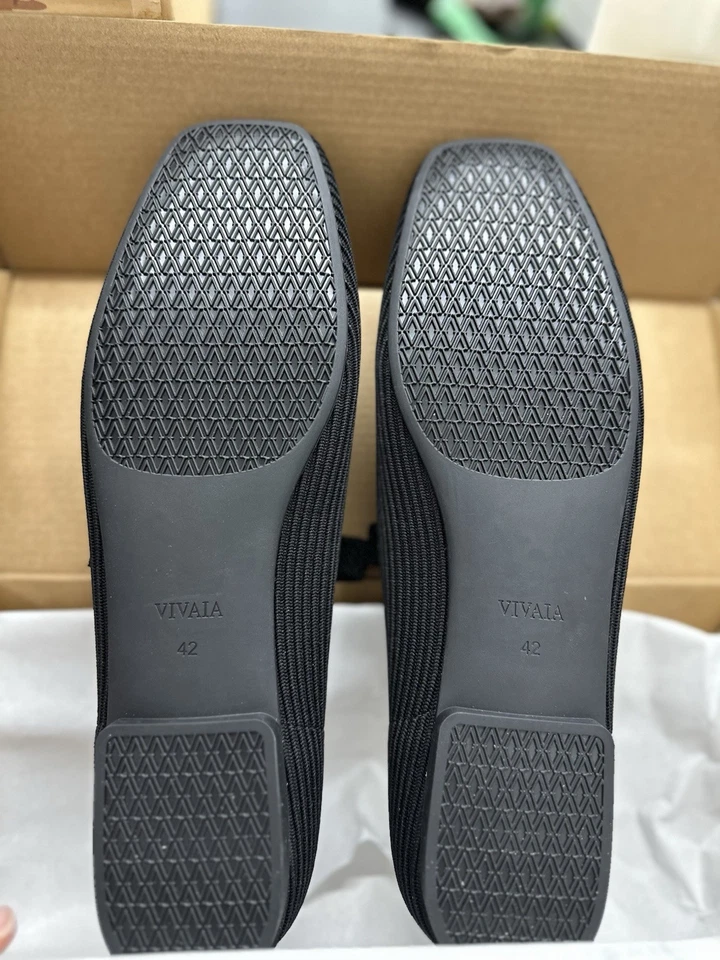 VIVAIA Square-Toe Mary Jane (Margot Mary Jane) Black 42/M US 10.5/ M - Image 2 of 4