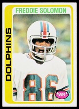 Freddie Solomon, 1978 Topps, #399, Miami Dolphins,