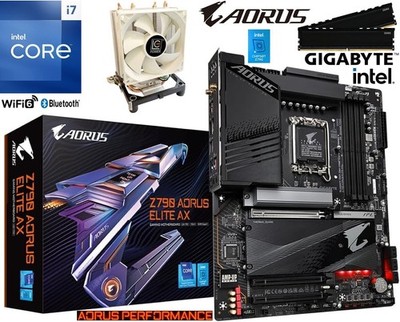 PC Aufrüstkit Intel Core i7-12700 bis 64GB DDR5 mit GIGABYTE Z790 AORUS AX