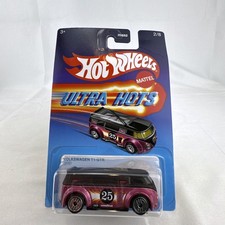 Hot Wheels 1:64 Volkswagen T1-GTR VW Bus Van Ultra Hots Pink Target Diecast 2/8