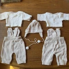 Vintage Cabbage Patch Kids Doll Clothes Brown Twin Boys Outfits 1985 Overalls