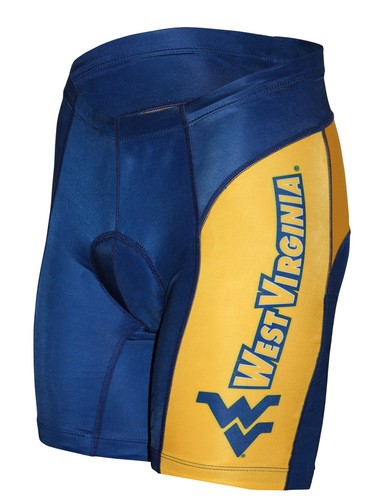 West Virginia Wolverines Men's Cycling Shorts (S, XL, 2XL) - Picture 4 of 6