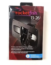 Rocketfish Tilting Low-Profile TV Wall Mount Bracket, TVs 13 - 26 inches, Black.