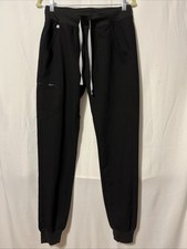 FIGS technical Collection Mens Scrub Pants Joggers Small Tall Black PO 1356