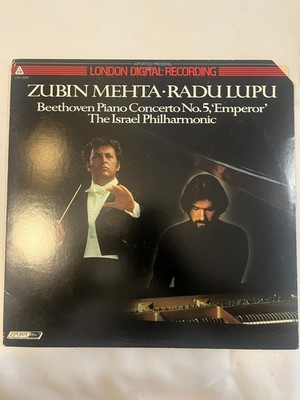 Zubin Mehta Radu Lupu Beethoven Piano Concerto No. 5 LDR 10005 London LP 1979