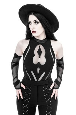 Restyle Mesh Bodysuit Fierce Temptation nu-witch nugoth gothic tattoo style club