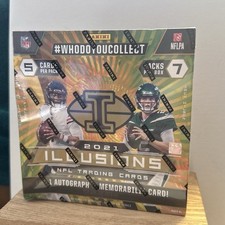 2021 Panini Illusions NFL Football Mega Box Brand New Factory Sealed