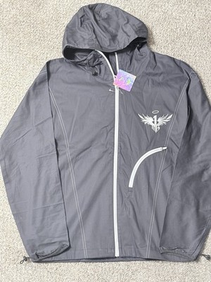 Puma Essential Mens Small Melo X Toxic Dime Full Zip Jacket 2.0 Black 622881-01