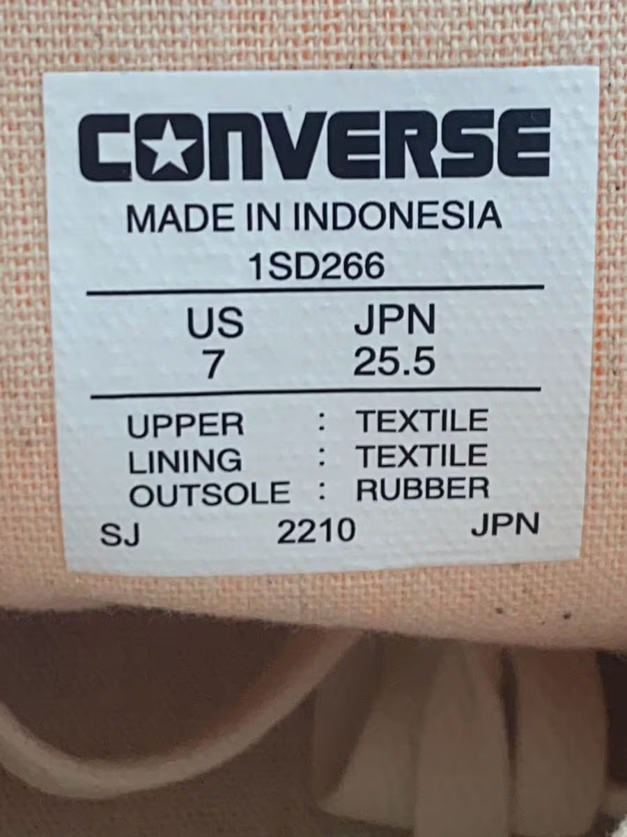 Converse All Star/High-Cut Sneakers/25.5Cm/Orn BAT09 thumbnail 5