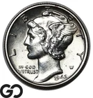 1942 Mercury Dime, Full Split Bands