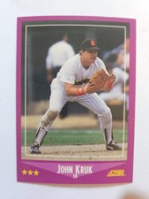 1988 SCORE JOHN KRUK #36 NM