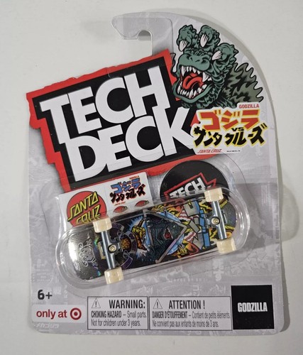 Tech Deck GODZILLA X SANTA CRUZ Fingerboard ULTRA RARE Natas Kaupas 2 SET NEW - Picture 2 of 4