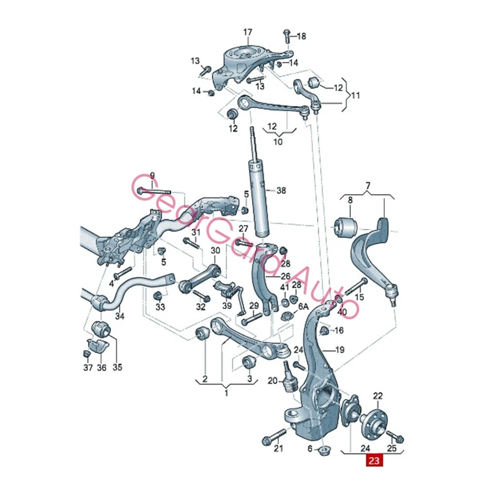 2X OEM FAG Wheel Bearing Set 713102710 for Audi Quattro A4 A5 A6 A7 Q5 RS Models Foto 4 de 4