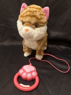 #ad #ad Plush Toys Cat for Kids with Leash Interactive Electronic Kitty That Walking... $20.21