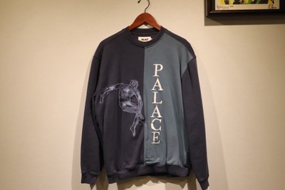 Men s Palace Discuss Crew (FW19). Size M. Color Navy.