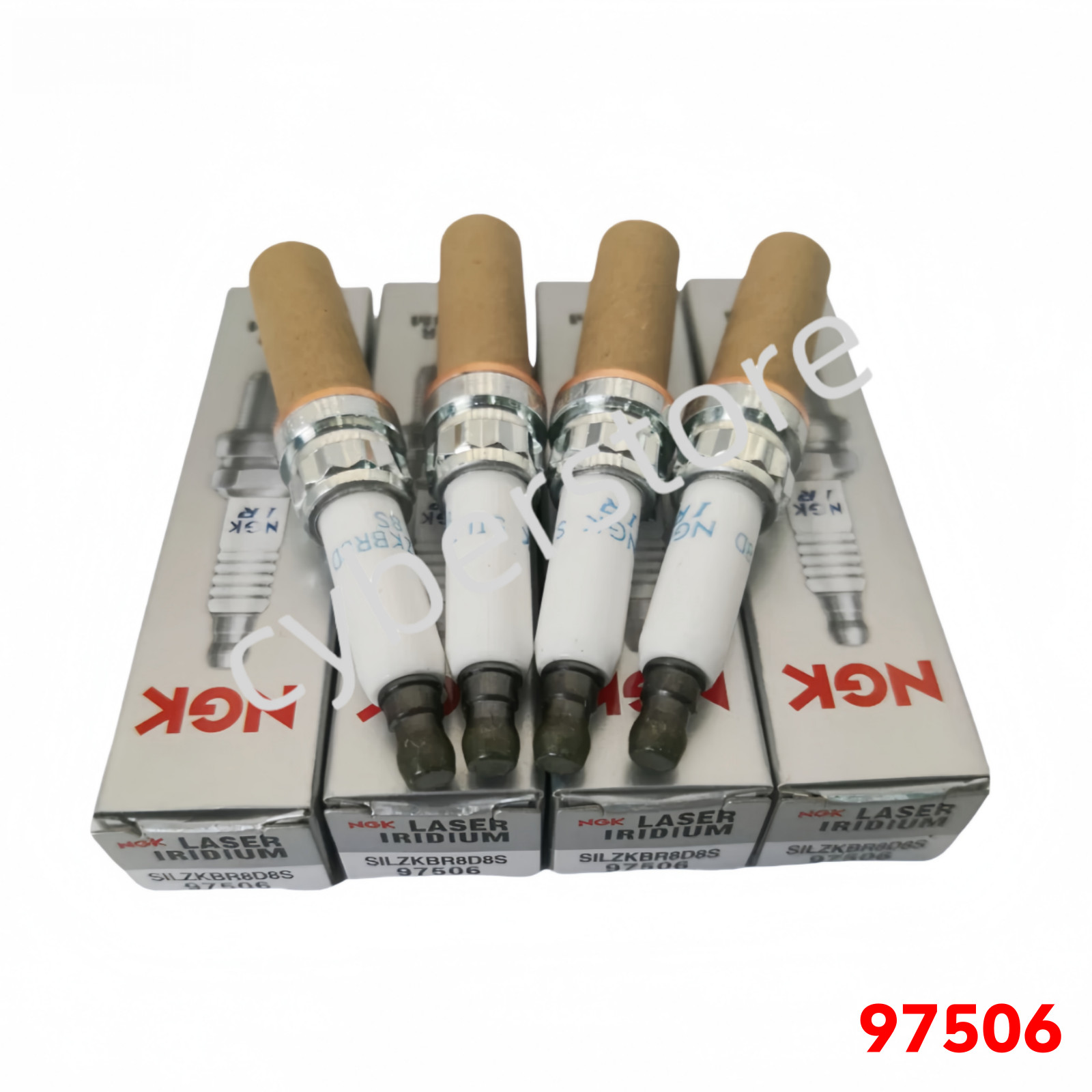 New 4 Laser Iridium Spark Plugs For NGK BMW 12120039664 97506 SILZKBR8D8S