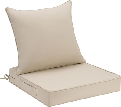 UNIKOME 22''x22''x3'' Outdoor Chair Cushions Set - Waterproof Patio Cushions for Ou