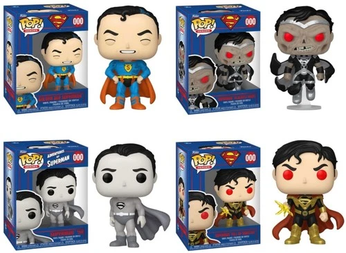 Shield Through the Ages (Superman) Funko Pop! Set (4)