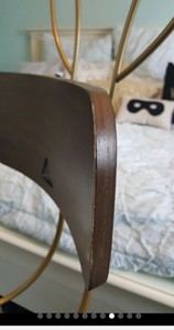 Pottery Barn Teen Pb Pbteen Emily Meritt Bunny Ears Desk Vanity Chair Ebay