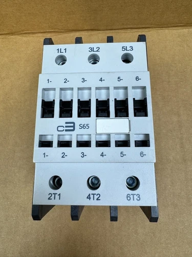 C3CONTROLS Cat 300-S65N30D10 - 3 Pole, 65 Amp, Standard 110-120 VAC50/60 Hz