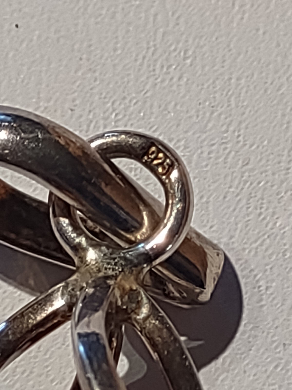 925 Silver Amber Cube Zero Gravity Pendant - image 4