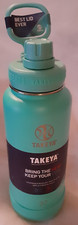 Takeya 32oz Teal Actives Insulated Stainless Steel Water Bottle with Spout Lid