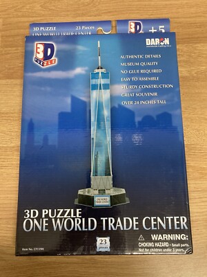 Daron 3D Puzzle One World Trade Center 23 Teile Neu & Versiegelt